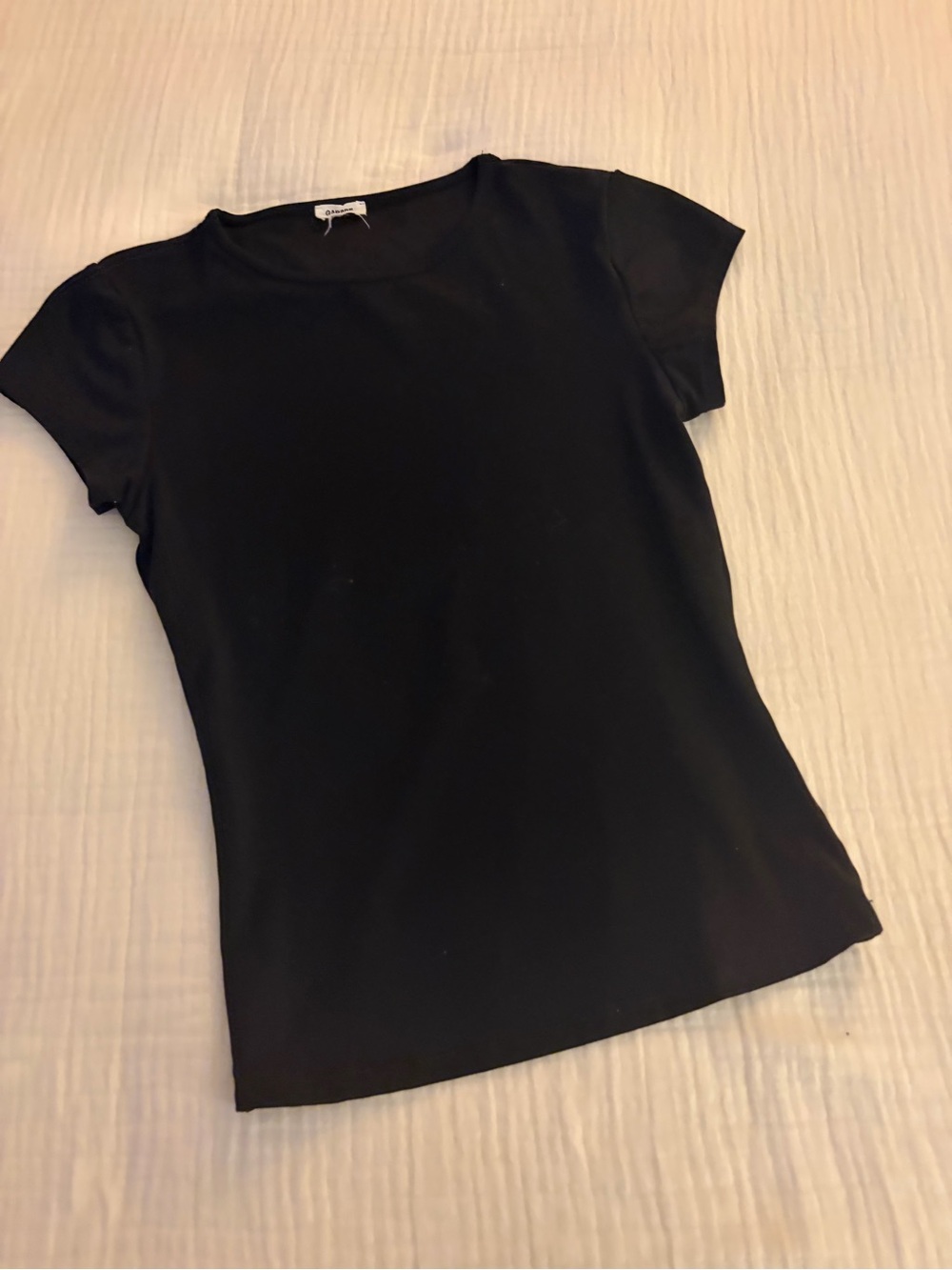 Garage Black Short Sleeve Crewneck Tee